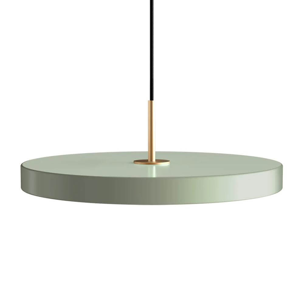 Umage Asteria Nuance Olive Pendant Lamp with Brass Top